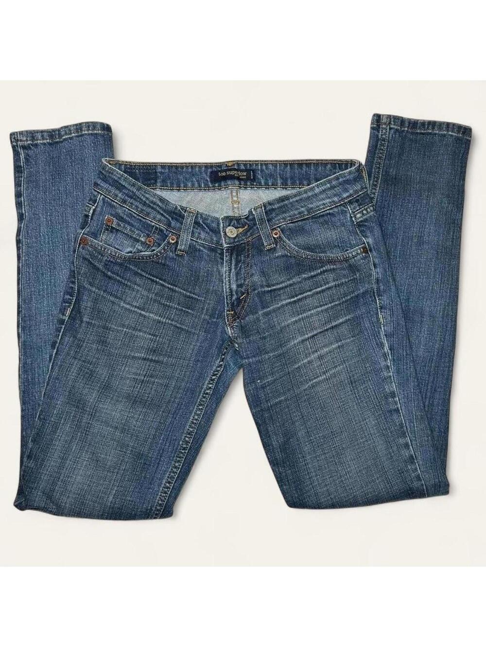 Levi’s Super Low Rise Jeans Y2K Indie Sleaze Denim Size 3